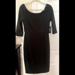 Lulu’s Black Midi Dress